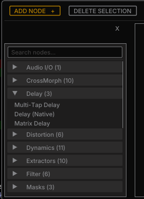 Toolbar palette