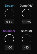 Three modulation label-color states side-by-side
